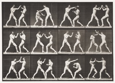 Tafel 336. Boxen; Offene Hand (Schuhe) von Eadweard Muybridge