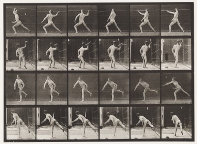 Speerwerfen von Eadweard Muybridge