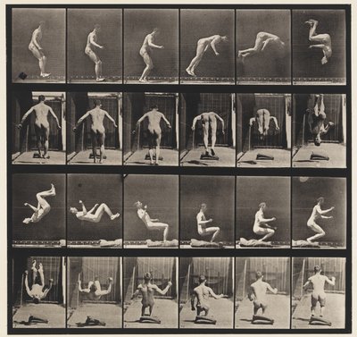 Tafel 363. Laufender Salto von Eadweard Muybridge