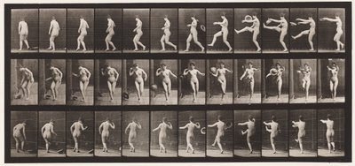 Tafel 367. Einen Hut treten, 1872-1885 von Eadweard Muybridge