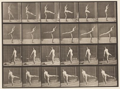 Tafel 370. Erste Ballettaktion von Eadweard Muybridge