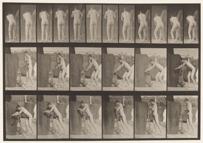 Tafel 394. Eine Kurbel drehen von Eadweard Muybridge