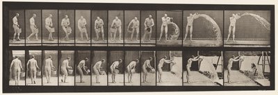 Tafel 399. Eimer Wasser leeren von Eadweard Muybridge