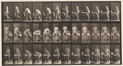 Tafel 435. Kleidung bügeln von Eadweard Muybridge