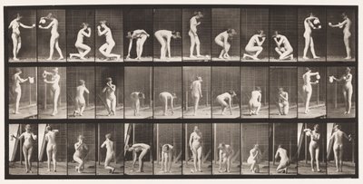 Tafel 501. Verschiedene, Bücken, Knien, usw. von Eadweard Muybridge