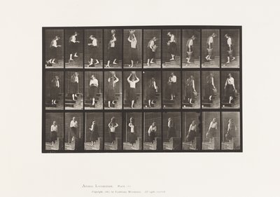 Tafel 504. Treppen auf- und absteigen von Eadweard Muybridge