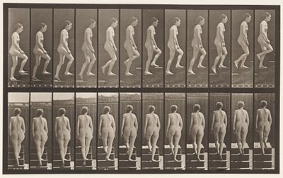 Tafel 92. Treppen hinaufsteigen von Eadweard Muybridge