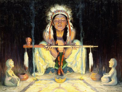 Opfergabe an den Großen Geist von Eanger Irving Couse