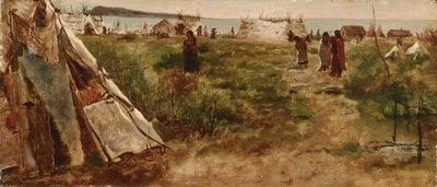 Ojibwe-Lager von Eastman Johnson