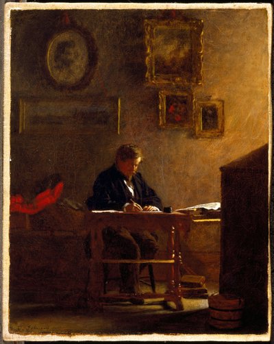 Selbstporträt, ca. 1865-70 von Eastman Johnson