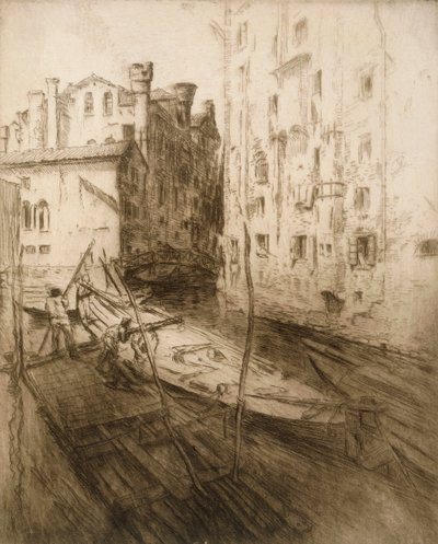 Das jüdische Ghetto, Venedig, aus 