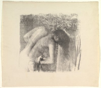 Nach dem Bad große Version, 1891-92 von Edgar Degas