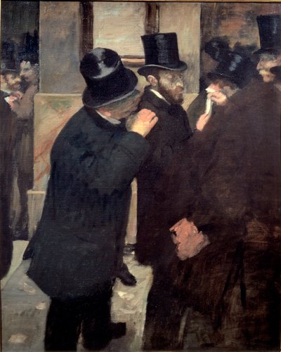 An der Börse von Edgar Degas