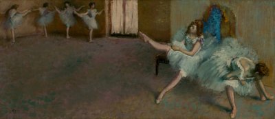 Vor dem Ballett, 1890-1892 von Edgar Degas