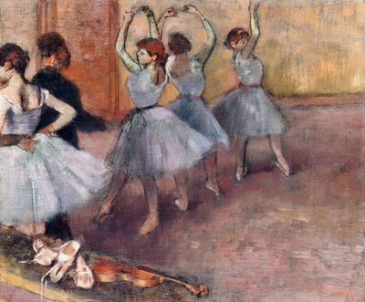 Blau getönte Tänzer von Edgar Degas