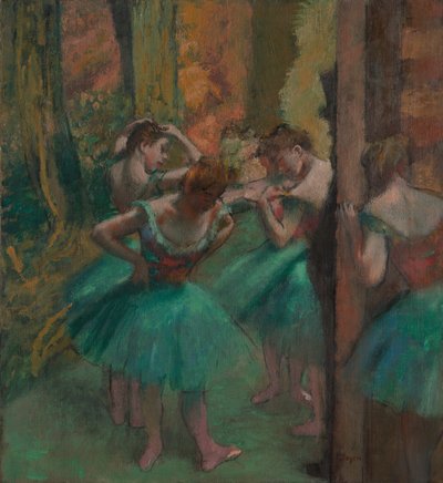 Tänzerinnen, Rosa und Grün, ca. 1890 von Edgar Degas
