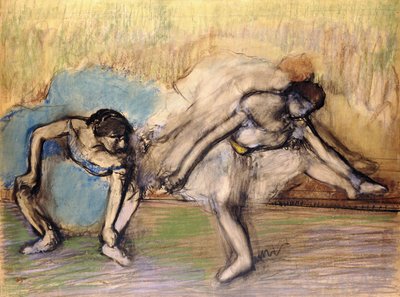 Tänzer bei der Rast, ca. 1896 von Edgar Degas