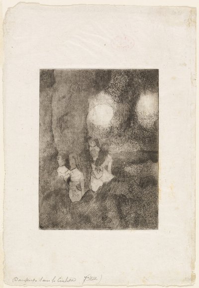 Tänzer in den Flügeln von Edgar Degas