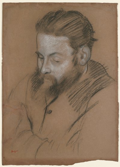 Diego Martelli, 1879 von Edgar Degas