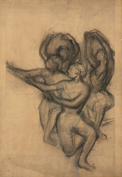 Gruppe von Tänzern, ca. 1895-1900 von Edgar Degas