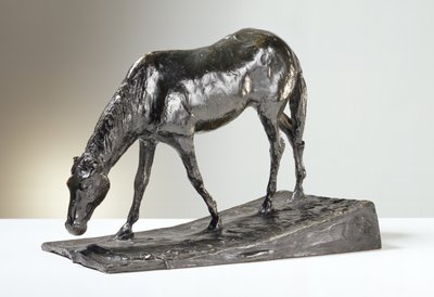 Pferd am Trog von Edgar Degas