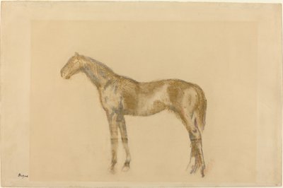 Pferd, um 1890 von Edgar Degas