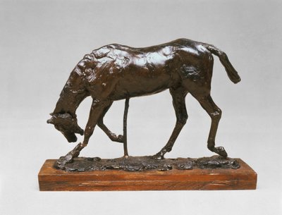 Pferd mit gesenktem Kopf von Edgar Degas