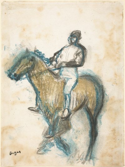 Jockey von Edgar Degas