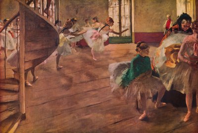 Die Probe, 1877 von Edgar Degas