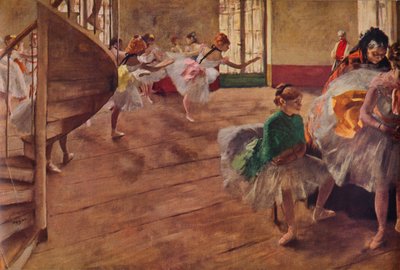Die Probe, ca. 1874 von Edgar Degas