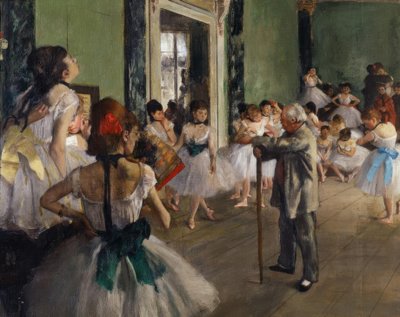 Die Tanzklasse von Edgar Degas