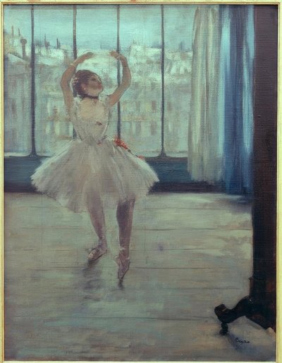 Die Tänzerin beim Fotografen von Edgar Degas