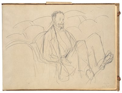 Ludovic Lepic im Theater von Edgar Degas