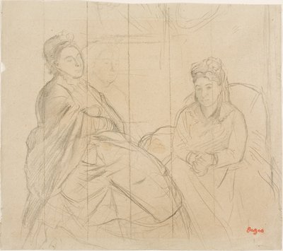 Madame Lisle und Madame Loubens von Edgar Degas