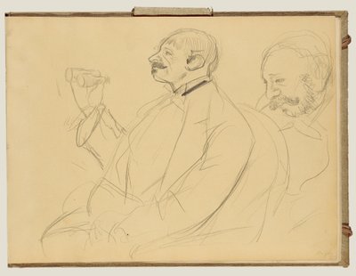 Opernfan und Ernest Reyer von Edgar Degas