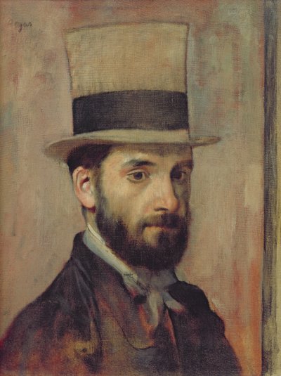 Porträt von Leon Bonnat (1833-1922) ca. 1863 von Edgar Degas