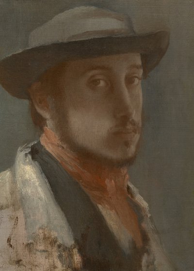 Selbstporträt, ca. 1857-58 von Edgar Degas