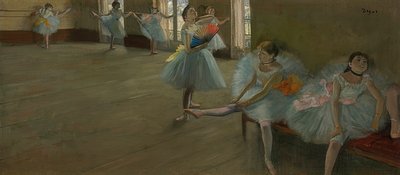 Tänzerinnen in einem Übungsraum von Edgar Degas