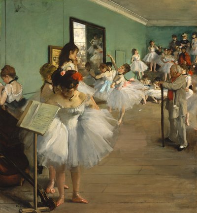 Die Tanzklasse von Edgar Degas
