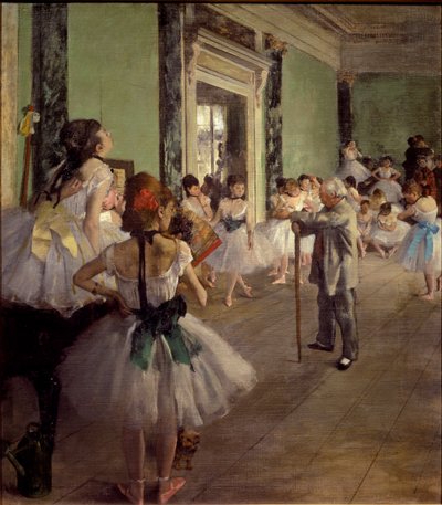 Die Tanzklasse von Edgar Degas