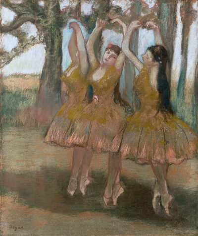Der griechische Tanz von Edgar Degas
