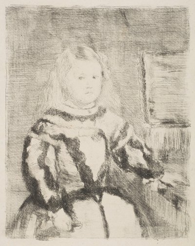 Die Infantin Margarita, nach Velázquez, 1862-64 von Edgar Degas