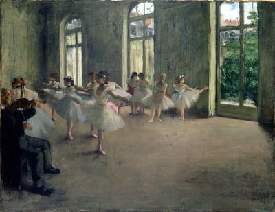 Die Probe, ca. 1873-78 von Edgar Degas