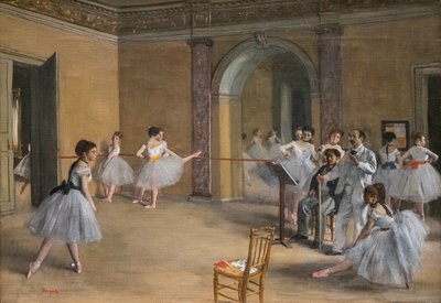 Die Tanzlektion von Edgar Degas