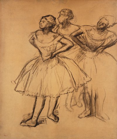 Drei Tänzerinnen von Edgar Degas