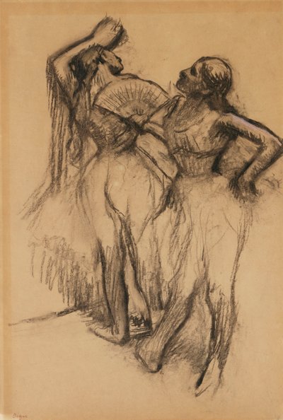 Zwei Tänzerinnen, 1888 von Edgar Degas