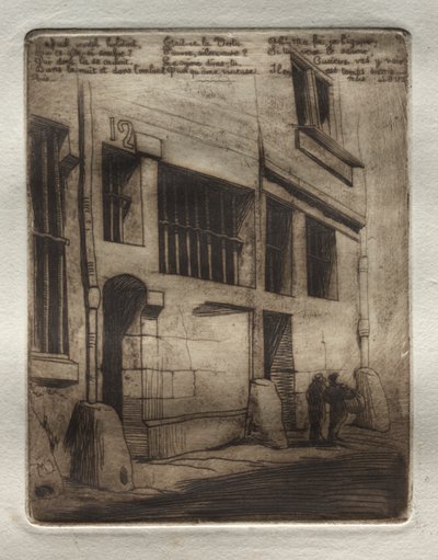 La Rue des Mauvais Garçons von Edmond Gosselin