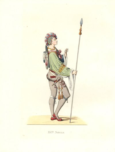 Flämischer Militärdiener von Edmond Lechevallier Chevignard