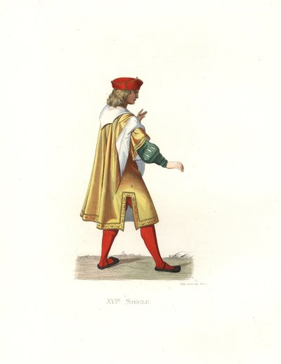 Französischer Kaufmann von Edmond Lechevallier Chevignard