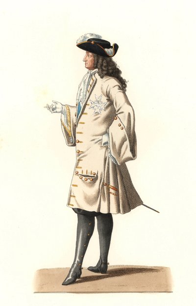 Ludwig XIV. von Frankreich (1638-1715) von Edmond Lechevallier Chevignard